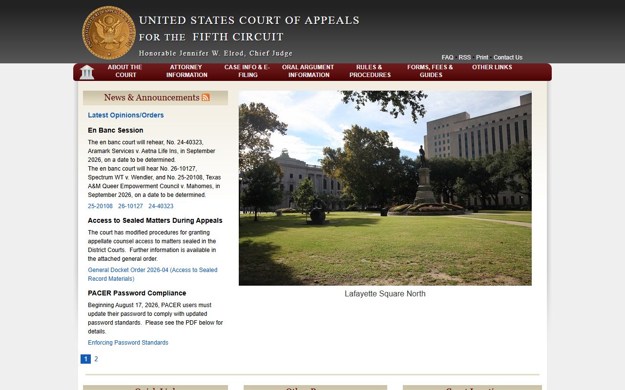 St. Helena Parish court records U.S. Court of Appeals for the Fifth Circuit